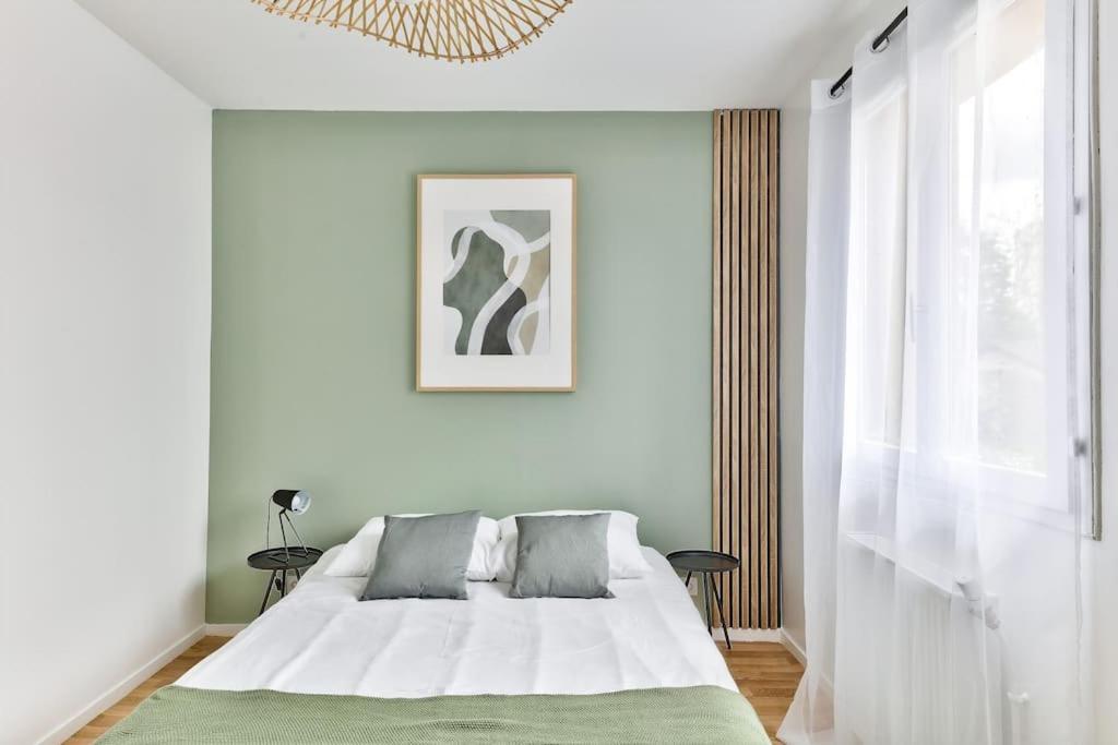 Free Private Parking - 15Mn Paris - 5Mn Walk Train Station - All Equipped - Terrace - Garden - Stade De France - Casino D'Enghien - Hippodrome, Universite 塞纳河畔埃皮奈 外观 照片